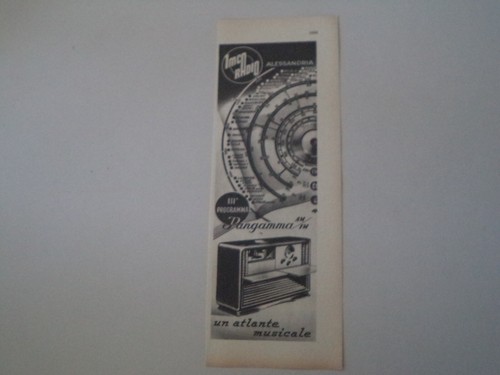 Advertising pubblicità 1952 - advertising,