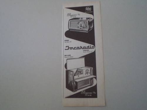 Advertising pubblicità 1954 - advertising,
