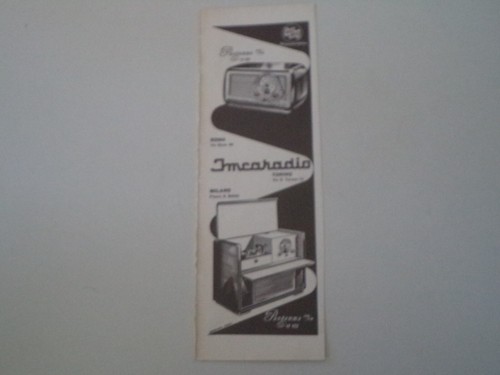 Advertising pubblicità 1955 - advertising,