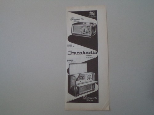 Advertising pubblicità 1954 - advertising,