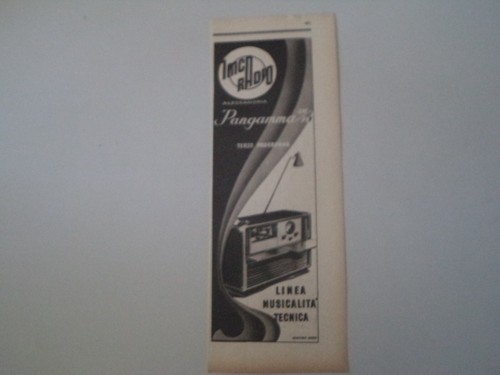 Advertising pubblicità 1952 - advertising,