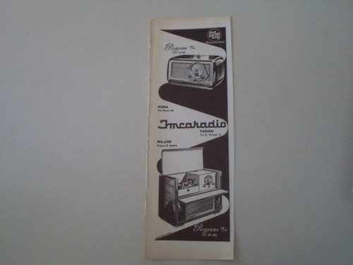Advertising pubblicità 1954 - advertising,