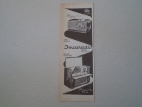 Advertising pubblicità 1955 - advertising,